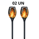 Luminária Balizadora Solar em LED - Solar Flame