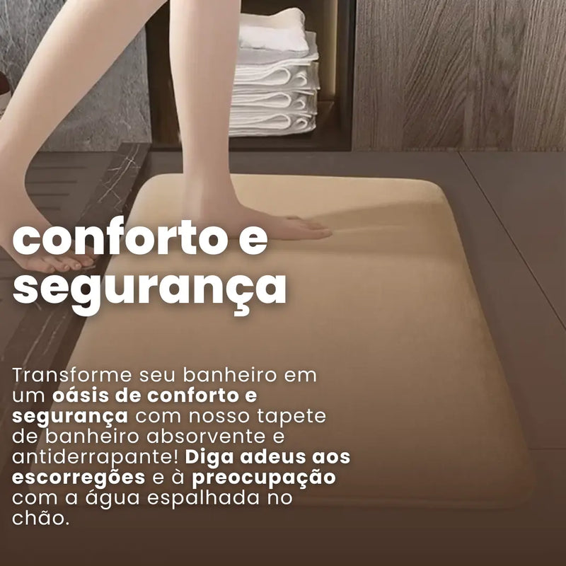 Tapete Antiderrapante Para Banheiro Confort Lux