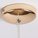 Lustre Pendente Moderno Galaxy Dourado Led