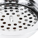 Ralo De Banheiro Inteligente Redondo Cromado Inox 10x10cm