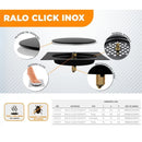 Ralo Click Inteligente Para Banheiro Veda Cheiro