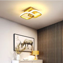 Luminária de Teto Plafon Golden Circular/Quadrado