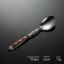 Conjunto Talheres Aço Inoxidável Clássicos Com Cabo Em Madeira