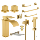 Conjunto Completo Banheiro Black Elegance 11 Itens