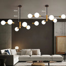 Lustre Pendente Barroco Preto e Dourado