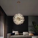 Lustre Pendente Moderno Galaxy Dourado Led