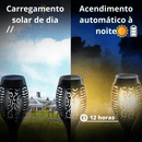 Luminária Balizadora Solar em LED - Solar Flame
