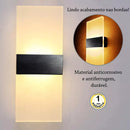 Arandela De Parede Transparente Com Sensor De Movimento