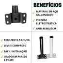 Haste 60cm P/ Luminária Parede ou Poste