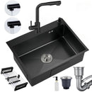 Cuba Pia Dourada Inox 304 Gourmet Cozinha 60x45 Com Torneira Escovado E Acessórios