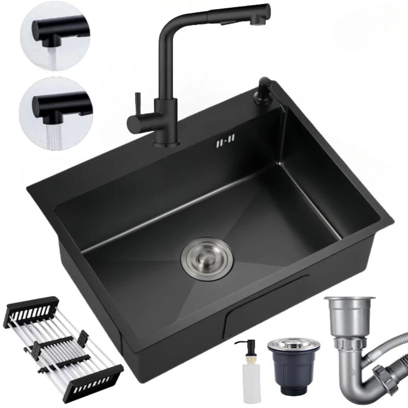 Cuba Pia Dourada Inox 304 Gourmet Cozinha 60x45 Com Torneira Escovado E Acessórios