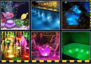 Kit Luminárias de Piscina RGB com Controle Remoto