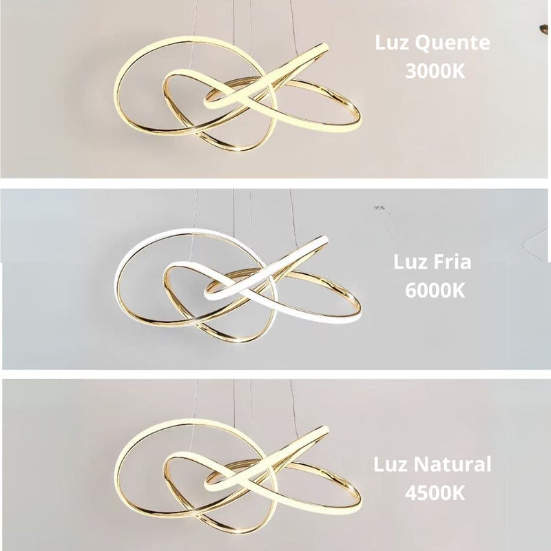 Lustre Para Sala Excecutive - Golden Evolut