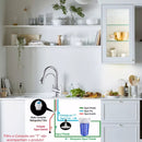 Torneira Para Cozinha Gourmet Monocomando Dupla Função Filtro Jato Extensível