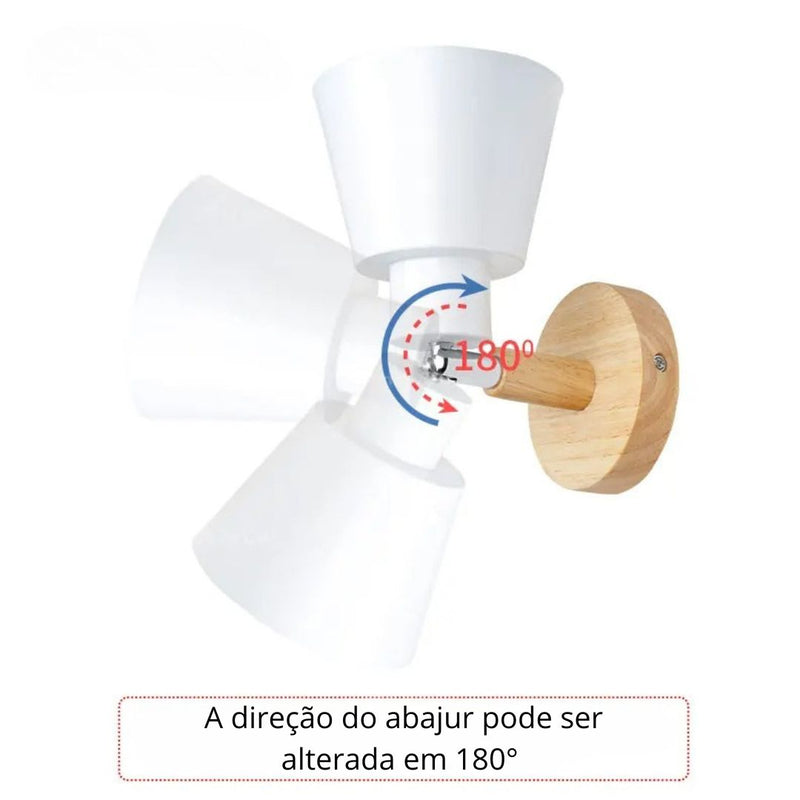 Arandela de Parede Interna Articulada Escandinava