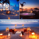 Luminária Balizadora Solar em LED - Solar Flame