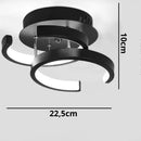 Luminária de Teto Plafon AuraCrescent LED