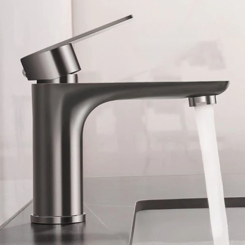 Torneira Monocomando Para Banheiro Lavabo Luxo Inox Modelo Louise