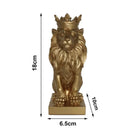 Estatueta Decorativa Leão Imperador