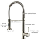 Torneira Gourmet Cozinha Com Extensor Quente e Frio