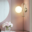 Arandela De Parede Dourada Lumina