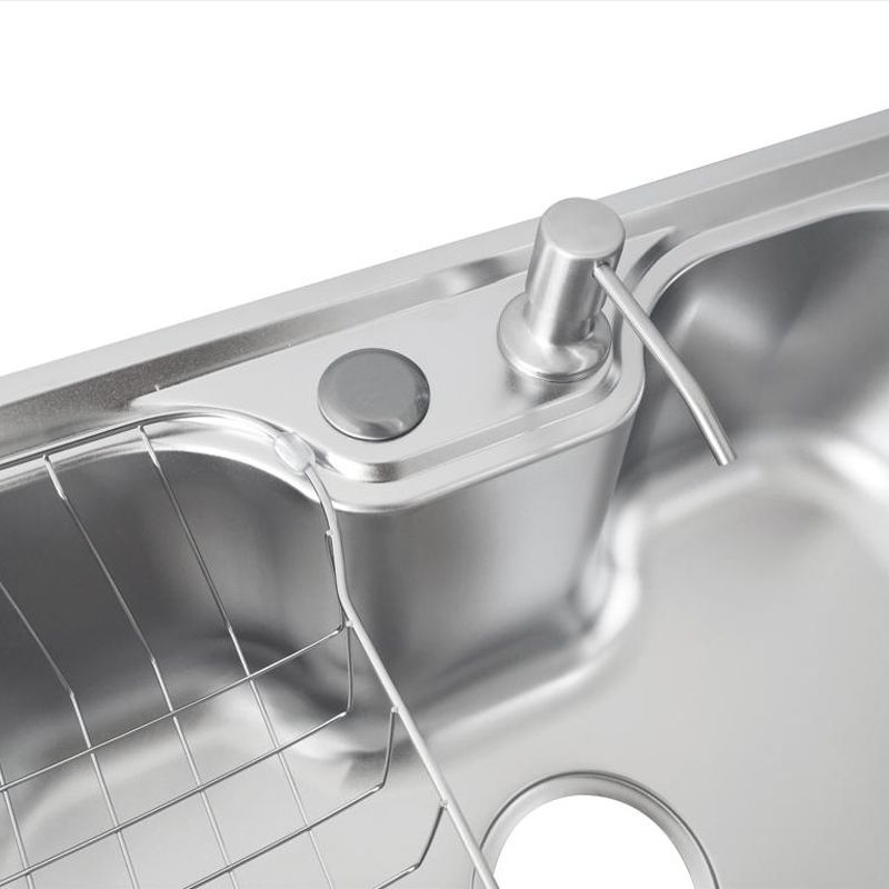 Cuba Pia Cozinha Gourmet 60x42cm Aço Inox 304 Luxo Prata Escovado