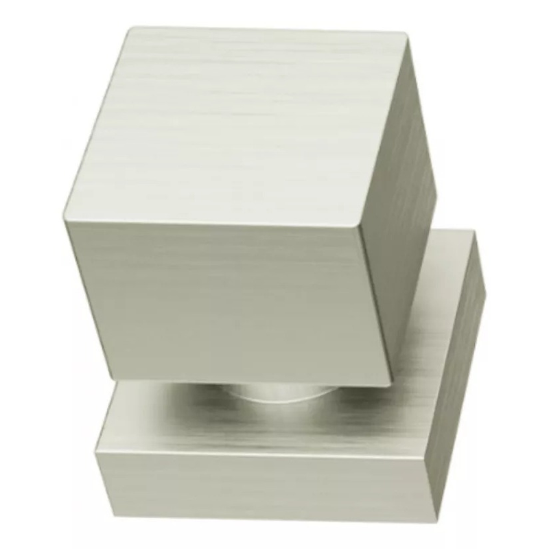 2 Acabamento Aço Escovado Quadrado Luxo Registro 1/2, 3/4 Pressão e Gaveta Padrão Deca 100% Metal