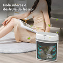 Lixeira Automática Com Sensor Inteligente Para Banheiro Cozinha Escritório