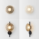 Luminária De Parede De Vidro Arandela Sala/Interna Led Minimalista