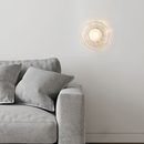 Luminária De Parede De Vidro Arandela Sala/Interna Led Minimalista