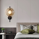 Luminária De Parede De Vidro Arandela Sala/Interna Led Minimalista