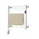 Toalheiro Termico Grande Quadrado Inox Bivolt Timer Fio Lado Esquerdo Marca Kzi