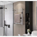 Toalheiro Termico Grande Quadrado Inox Bivolt Timer Fio Lado Esquerdo Marca Kzi