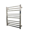 Toalheiro Termico Grande Quadrado Inox Bivolt Timer Fio Lado Esquerdo Marca Kzi