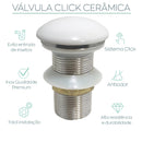 Válvula Click Cerâmica Cuba Banheiro