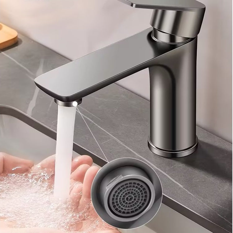 Torneira Monocomando Para Banheiro Lavabo Luxo Inox Modelo Louise