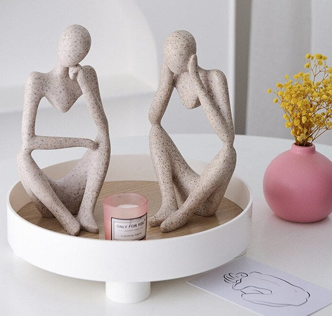 Estatueta Decorativa Pensamento