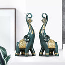Estatuetas Elefantes Prosperidade 2 Peças