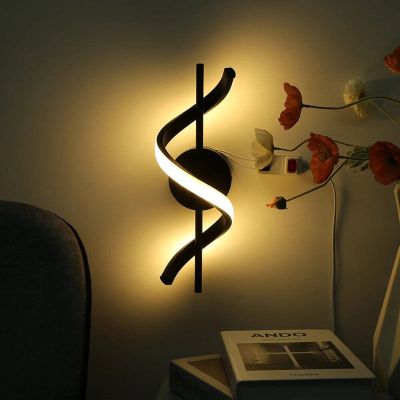 Luminária Arandela Dourada de Parede Sens