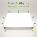 Luminária De Teto Plafon Quadrado LED Bivolt