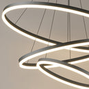 Lustre Pendente Circular Triplo em LED