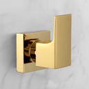 Acabamento Registro Alavanca Quadrado Dourado Brilhante Padrão Deca