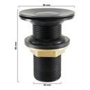 Válvula Click Up Inteligente Pia Cuba 7/8 Lavatório Banheiro E311 Preta