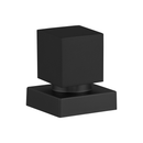 Acabamento Quadrado Preto Fosco Registro Metal Padrão Deca