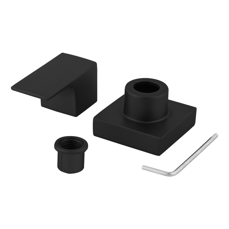 Acabamento Registro Alavanca Preto Chuveiro Padrão Deca