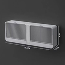 Saboneteira Dupla Suporte Parede Porta Sabonete Fixação com Adesivo