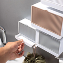 Saboneteira Dupla Suporte Parede Porta Sabonete Fixação com Adesivo