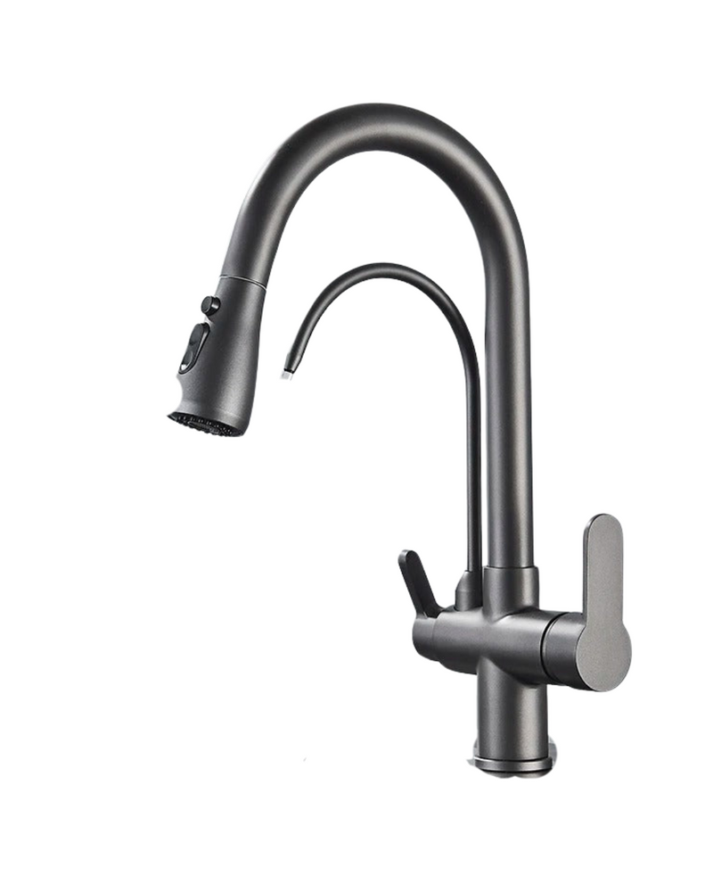 Torneira Para Cozinha Gourmet Monocomando Dupla Função Filtro Jato Extensível